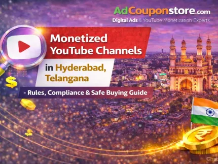 Monetized YouTube Channels in Hyderabad, Telangana – Rules, Compliance & Safe Buying Guide