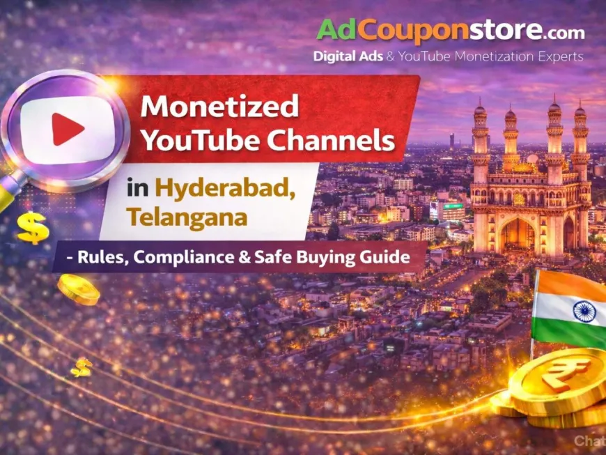 Monetized YouTube Channels in Hyderabad, Telangana – Rules, Compliance & Safe Buying Guide