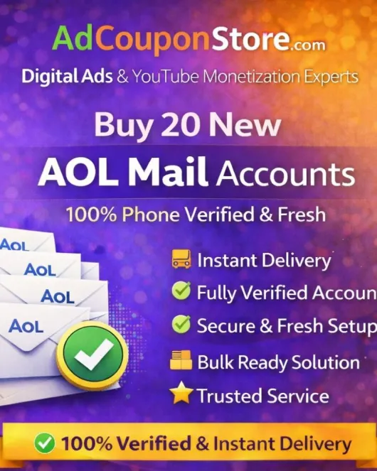 Buy 20 New AOL Mail Accounts – 100% Phone Verified & Fresh