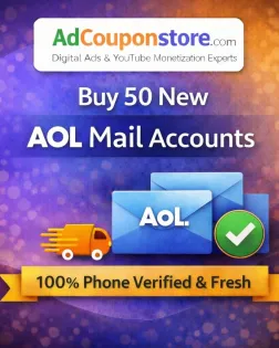 Buy 20 New AOL Mail Accounts – 100% Phone Verified &amp; Fresh