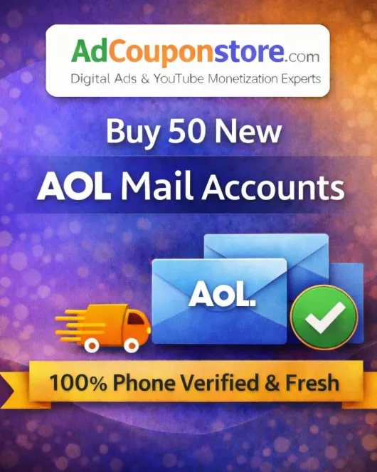 Buy 10 New AOL Mail Accounts – 100% Phone Verified & Fresh