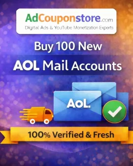 Buy 100 New AOL Mail Accounts – 100% Verified &amp; Fresh