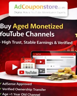 Buy Aged Monetized YouTube Channels – High Trust, Stable Earnings &amp; Verified