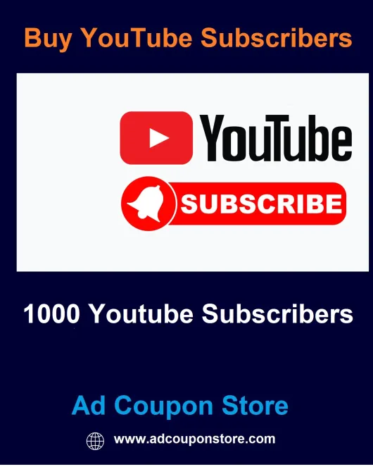 Buy 1000 YouTube Subscribers (Worldwide)