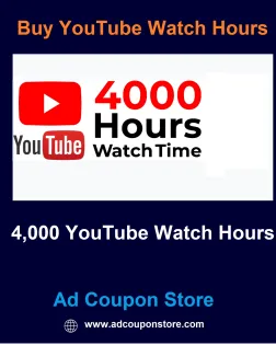 Buy 4000 Hours Youtube Watch Time with 15 minutes Video